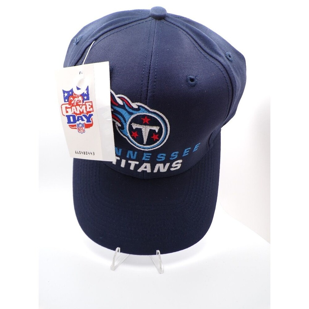 Twins Enterprise Tennessee Titans Navy Game Day Baseball Cap Adjustable